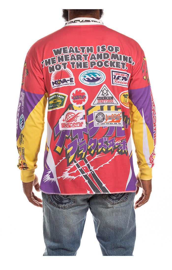 Billionaire Boys Club "PRO" LS Knit Tee  (White)