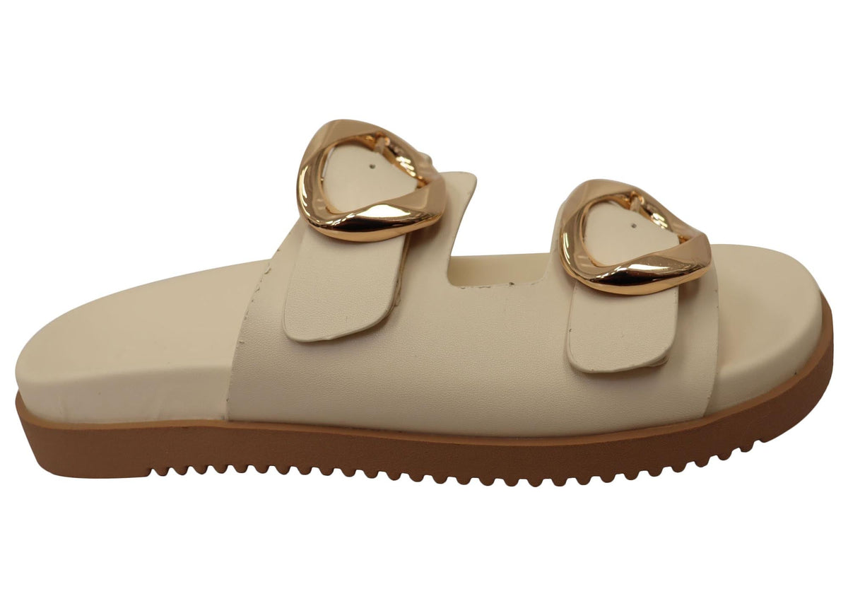 Billini Azriella Womens Comfortable Slides Sandals